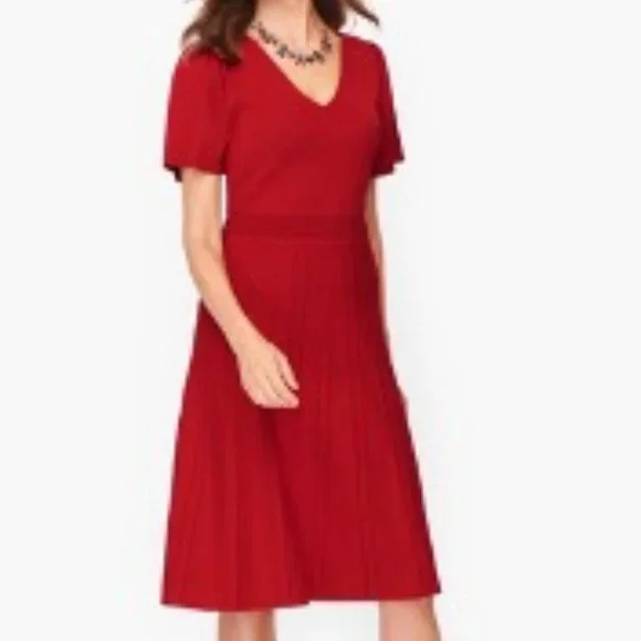 red dress talbots Buy 90s Talbots Red Holiday Dress Online in India